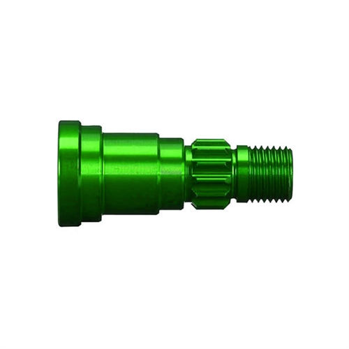 Stub axle, aluminium (Green-anodised) (1) (use  #7750X)