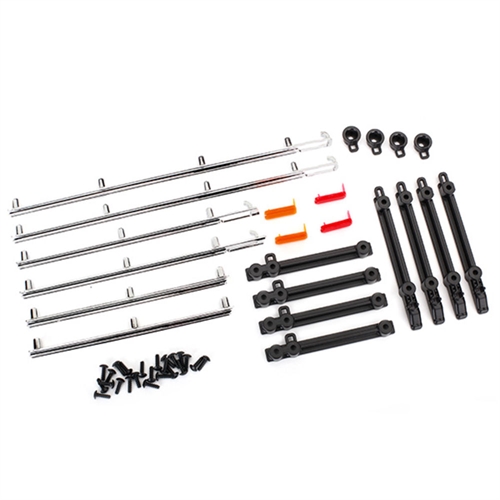 Side trim, left & right (chrome)/ retainers/ LED lens