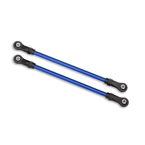 Suspension links, Rr upper, blue (2) (5x115mm, steel)(use wi