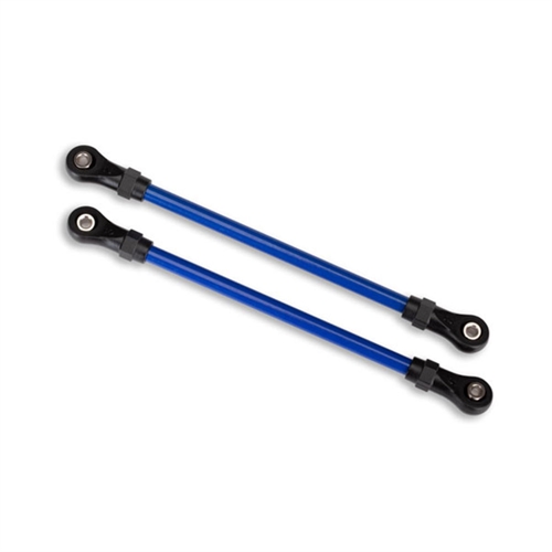 Suspension links, Fr lower, blue (2) (5x104mm, steel)(use wi