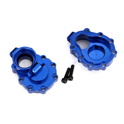 Portal housings, inner (rear), 6061-T6 aluminum (blue-anodiz