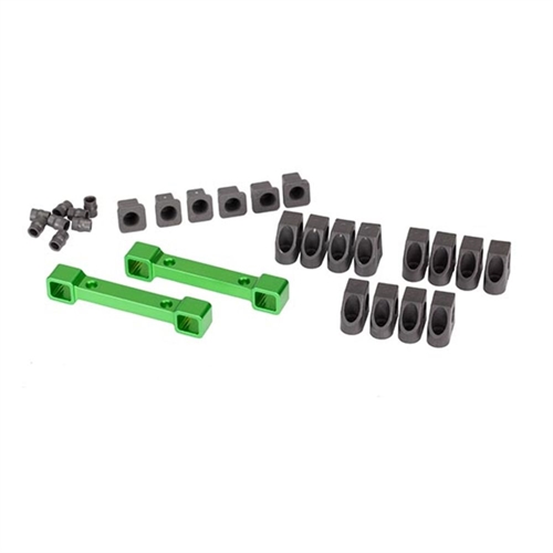 Mounts, suspension arms (green-anod alu) (Fr & Rr)/ hinge pi