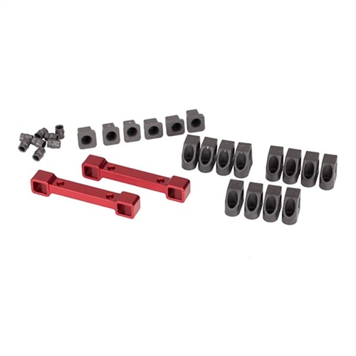 Mounts, suspension arms (red-anod alu) (Fr & Rr)/ hinge pin