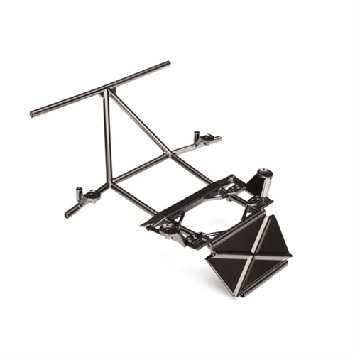 Tube chassis, center section, front (satin black chrome-plat