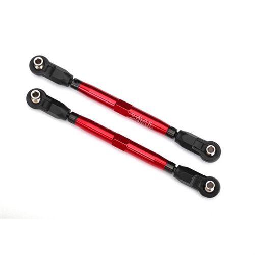 Toe links, front, UDR (TUBES red-anodized) (102mm) (2)