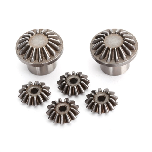 Gear set, differential (front) (output gears (2)/ spider gea