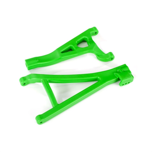 Suspension arms, green, front (right), heavy duty (upper (1pc) / lower (1pc))