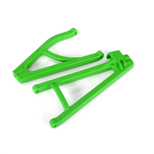 Suspension arms, green, rear (right), heavy duty, adjustable wheelbase (upper (1pc) / lower (1pc))