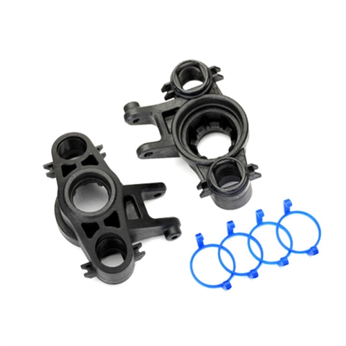 Axle carriers, L&R  (use with 8x16mm & 17x26mm bearings)/ du