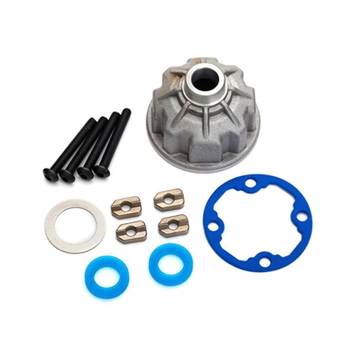 Carrier, differential (aluminum)/ x-ring & gear gasket/ spac