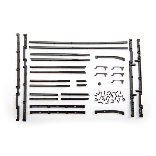 Side trim L&R (black)/ side trim retainers (8)/ door handles