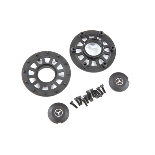 Center caps (2)/ beadlock rings (2) (requires #8255A)