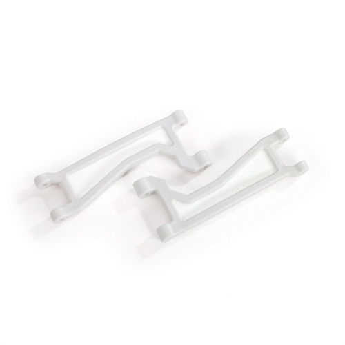 Suspension arms, upper, white (left or right, front or rear) (2pcs) (for use with #8995 WideMaxx suspension kit)