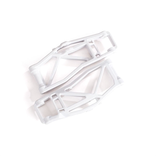 Suspension arms, lower, white (left and right, front or rear) (2pcs) (for use with #8995 WideMaxx suspension kit)