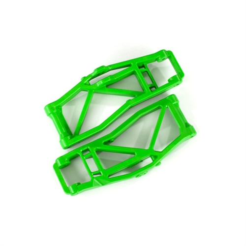 Suspension arms, lower, green (left and right, front or rear) (2pcs) (for use with #8995 WideMaxx suspension kit)