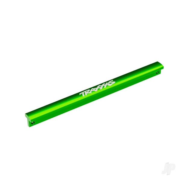 Chassis brace (centre), 6061-T6 aluminium (green-anodised)