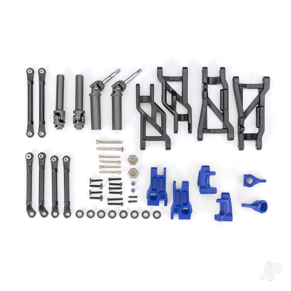 Outer Driveline & Suspension Upgrade Kit, extreme heavy duty, blue (fits Slash 2WD)