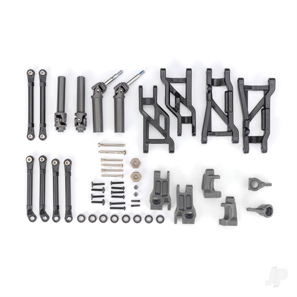 Outer Driveline & Suspension Upgrade Kit, extreme heavy duty, gray (fits Slash 2WD)