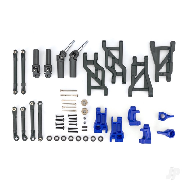 Outer Driveline & Suspension Upgrade Kit, extreme heavy duty, blue (fits Bandit or Drag Slash)