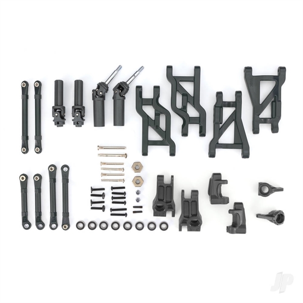 Outer Driveline & Suspension Upgrade Kit, extreme heavy duty, black (fits Bandit or Drag Slash)