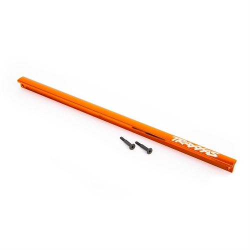Center brace (T-Bar), 6061-T6 aluminium (orange-anodised) / 3x16 SS (2) (fits Sledge)