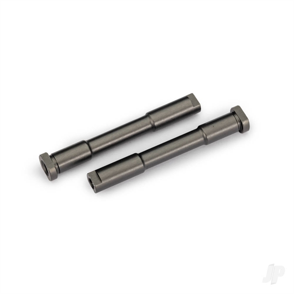 Bellcrank posts, steering (aluminium, gray-anodised)