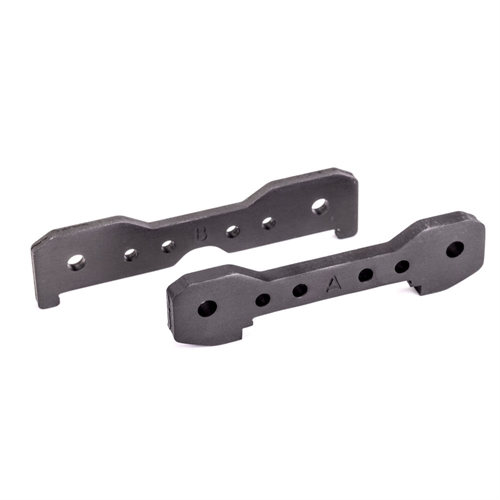 Tie bars, front, 6061-T6 aluminium (dark titanium-anodised)