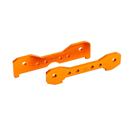 Tie bars, rear, 6061-T6 aluminium (orange-anodised)
