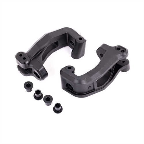 Caster blocks (c-hub), left & right / kingpin bushings (4)