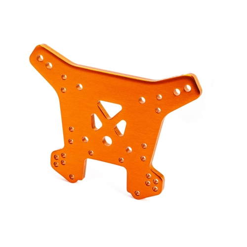 Shock tower, rear, 6061-T6 aluminium (orange-anodised)