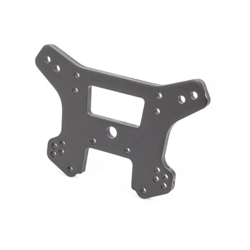 Shock tower, front, 6061-T6 aluminium (gray-anodised)
