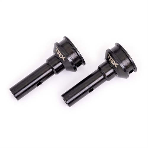 Stub axles, hardened steel (2) (for steel constant-velocity driveshafts) (fits Sledge)