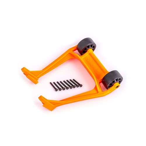 Wheelie bar, orange (assembled)