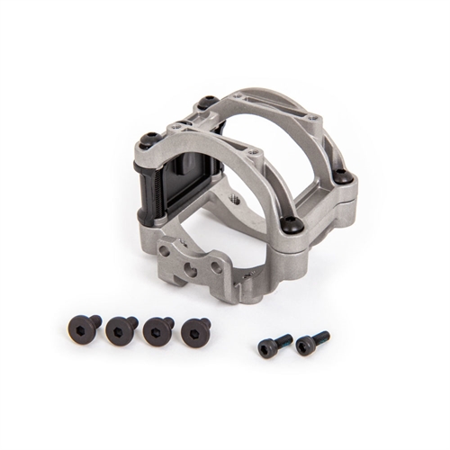 Motor mount, aluminium (upper and lower) / motor mount spacer / hardware