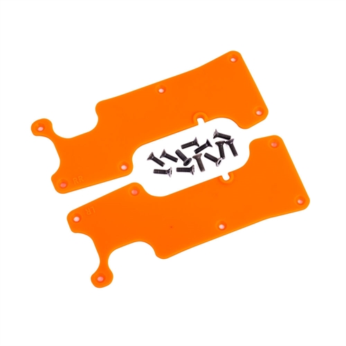 Suspension arm covers, orange, rear (left and right) / 2.5x8 CCS (12)