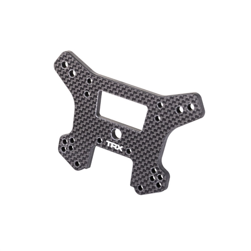 Shock tower, front, 5mm (carbon fibre) (fits Sledge)
