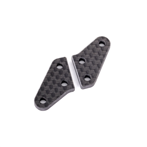 Steering block arms, carbon fibre (2) (fits #9635 series & 9637 series steering blocks)