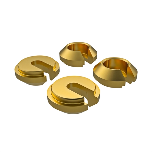 Lower retainer, shock (brass) (4)