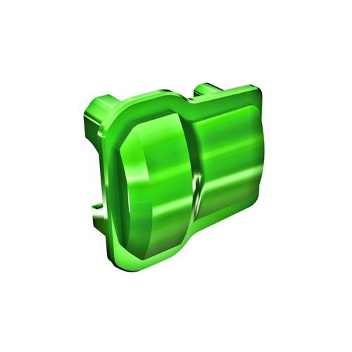 Axle cover, 6061-T6 aluminium (green-anodised) (2)/ 1.6x12mm BCS (with threadlock) (8)