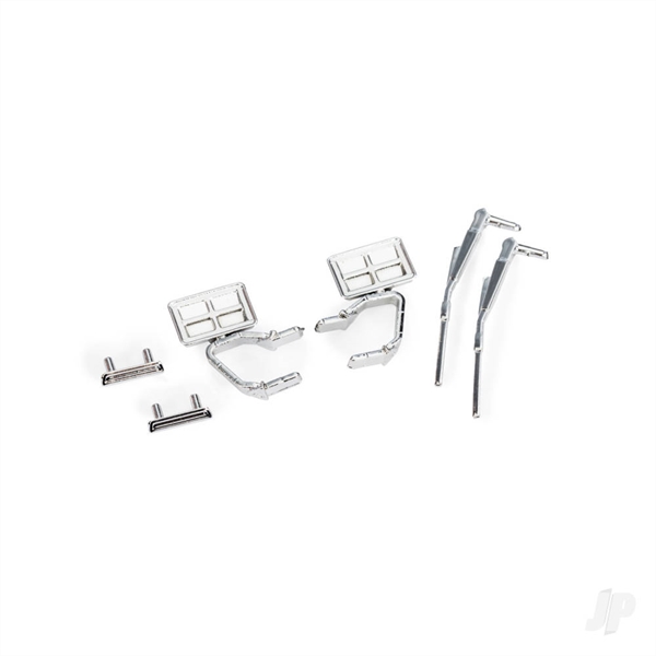 Door handles (left & right)/ mirrors, side (left & right)/ windshield wipers (fits #9812 body)