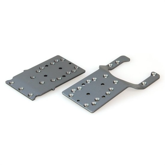 Helion Chassis Plates, Front and Rear (Dominus 10SC V2, Invictus)
