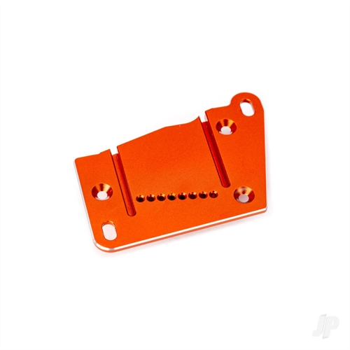 Motor mount cap, 6061-T6 aluminium (orange-anodised)
