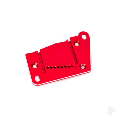 Motor mount cap, 6061-T6 aluminium (red-anodised)