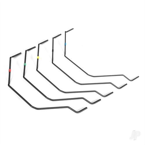 Sway bar set, Maxx Slash (includes 1 each of all 5 sway bars)