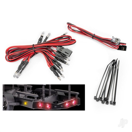 Wire harness, LED lights/ zip ties (8) (fits #10350 boat trailer)