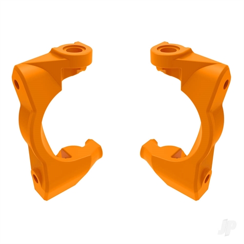 Caster blocks (c-hubs), left & right (orange)

