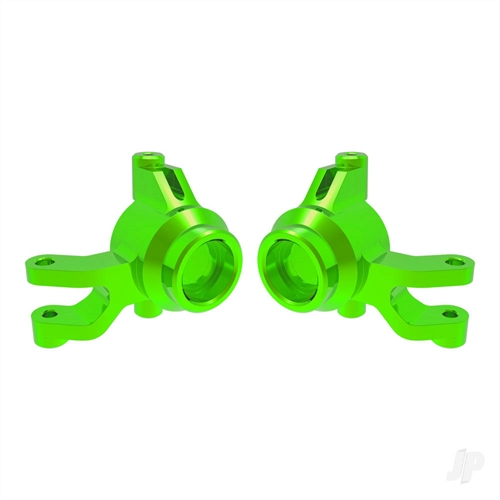 Steering blocks, 6061-T6 aluminium (green-anodised) (left &
right), 3x12mm SS (with threadlock) (4), 3x15mm BCS (with
threadlock) (2)

