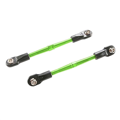 Turnbuckles, aluminium (green-anodised), toe links, 59mm (2)
(assembled with rod ends & hollow balls) (requires 5mm
aluminium wrench #5477)

