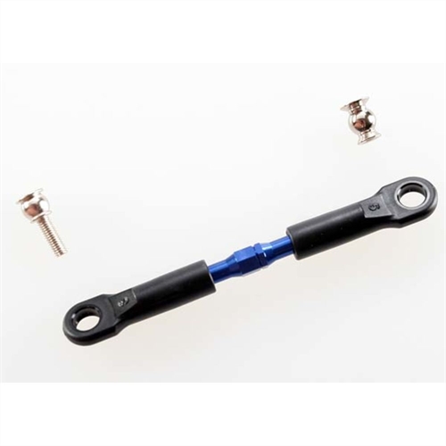 Turnbuckle, blue-anodised, camber link, front, 39mm