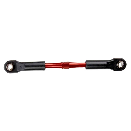 Turnbuckle, red-anodised, camber link, rear, 49mm